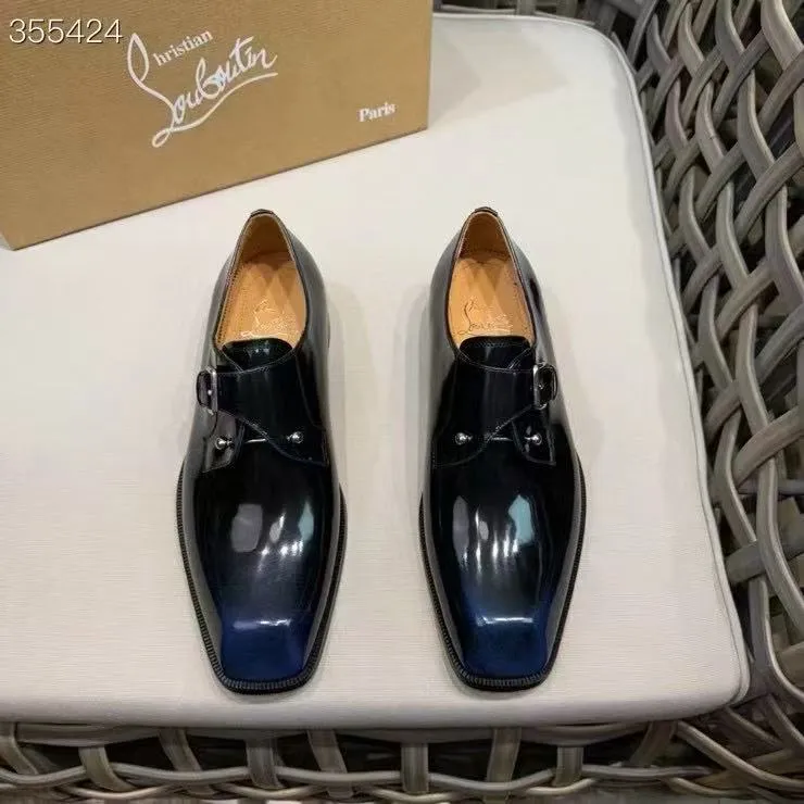 p920💰Men's shoes Christia*.Lobouti*🆑High-end men's business formal leather shoes | Classic red sole shoes | Original imported first-layer cowhide | Iconic rivet decoration | Water-dyed cowhide lining | Italian imported red cowhide outsole | High-end luxury | Perfect interpretation of fashion, sunshine, style, suitable for various occasions Size: 39-44 (customized at 38.45.46)